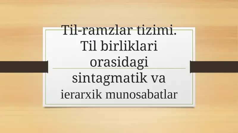Til-ramzlartizimi