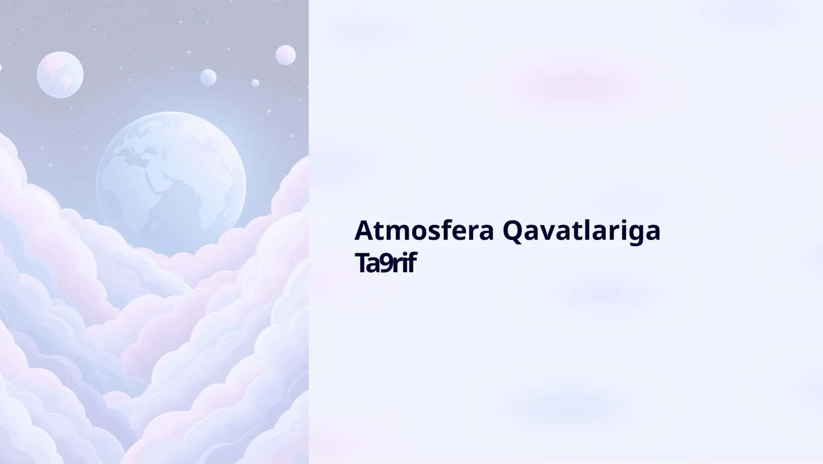 AtmosferaQavatlarigaTa9rif