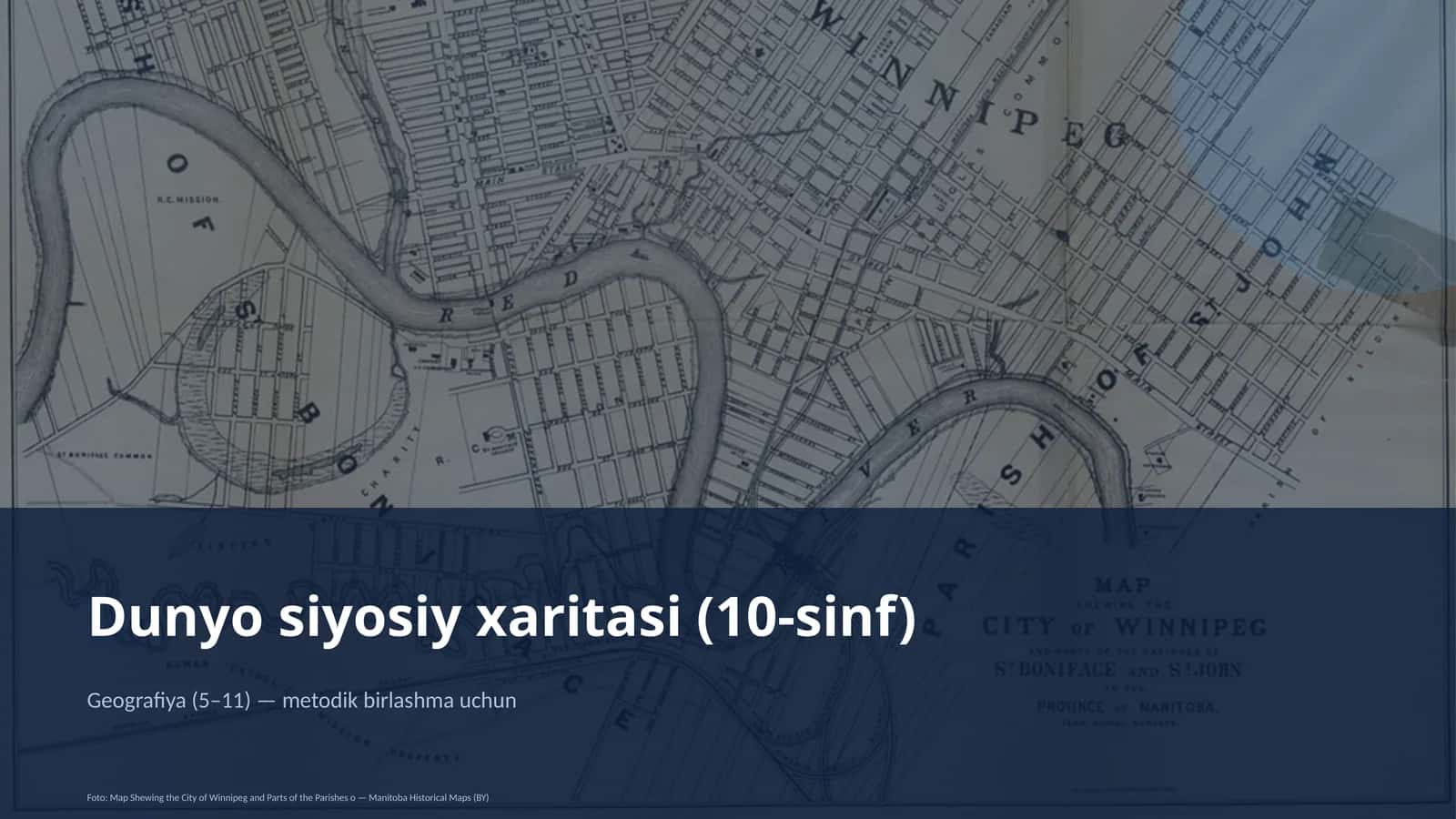 Dunyo siyosiy xaritasi (10-sinf)