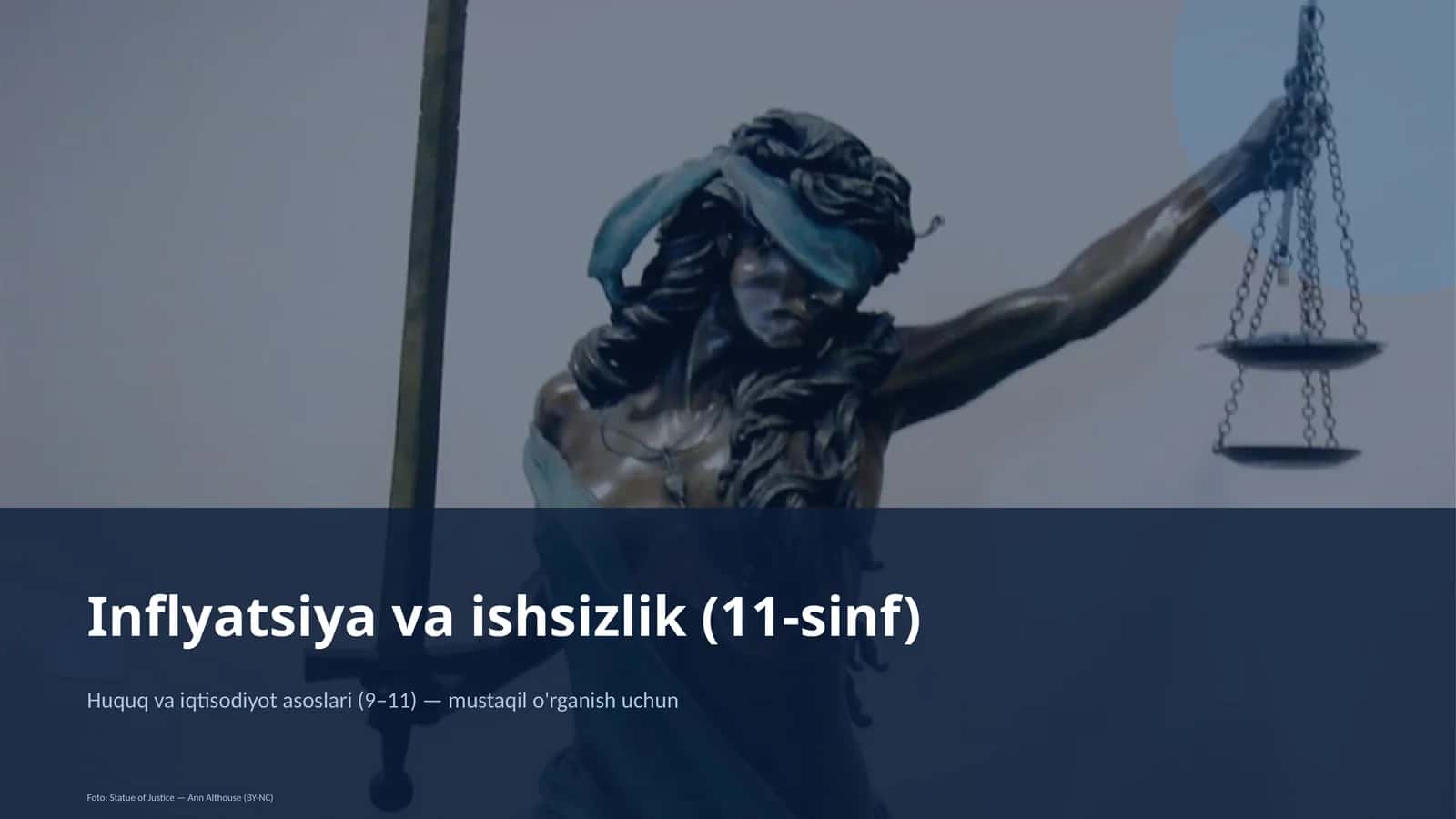 Huquq va iqtisodiyot asoslari (9–11)