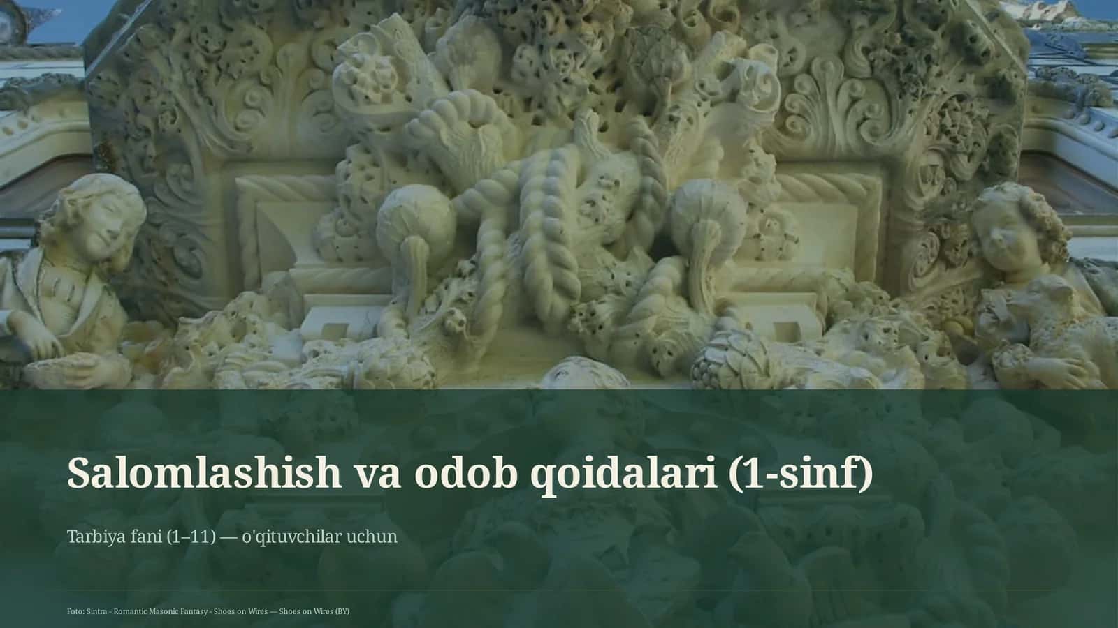 Salomlashish va odob qoidalari (1-sinf)