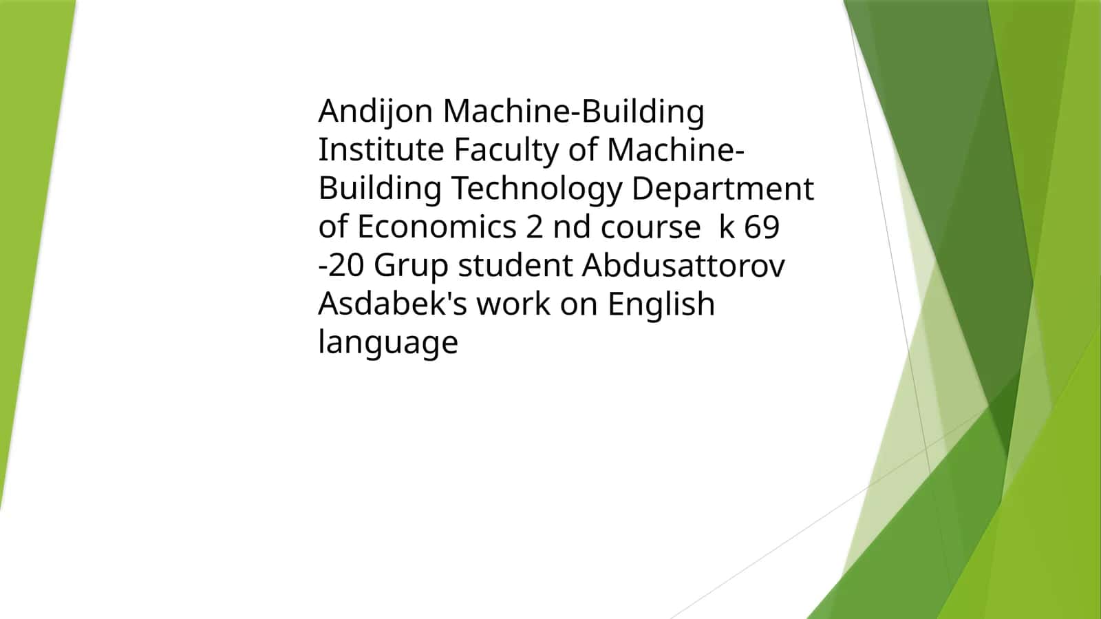 Aducation and training