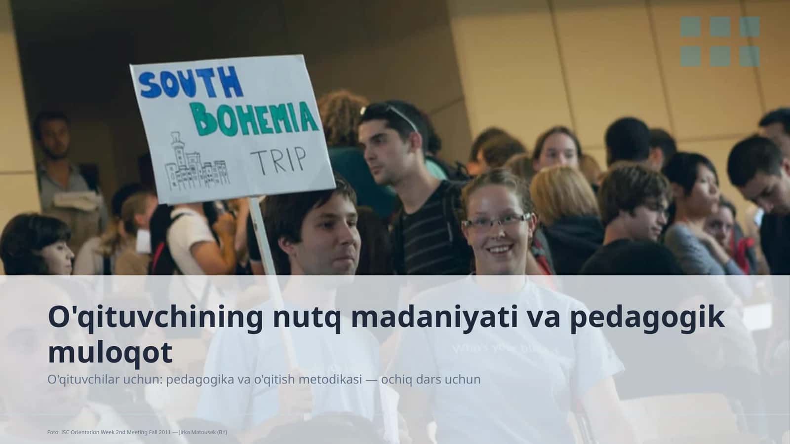 O'qituvchining nutq madaniyati va pedagogik muloqot