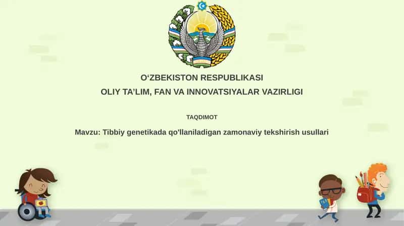 Tibbiy genetikada qo'llaniladigan zamonaviy tekshirish usullari