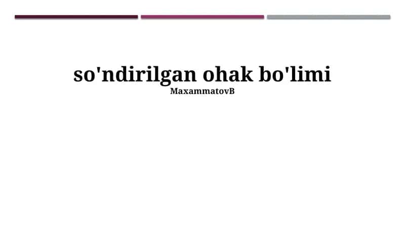 Gidratlangan ohakning tarixi va ishlab chiqarilishi