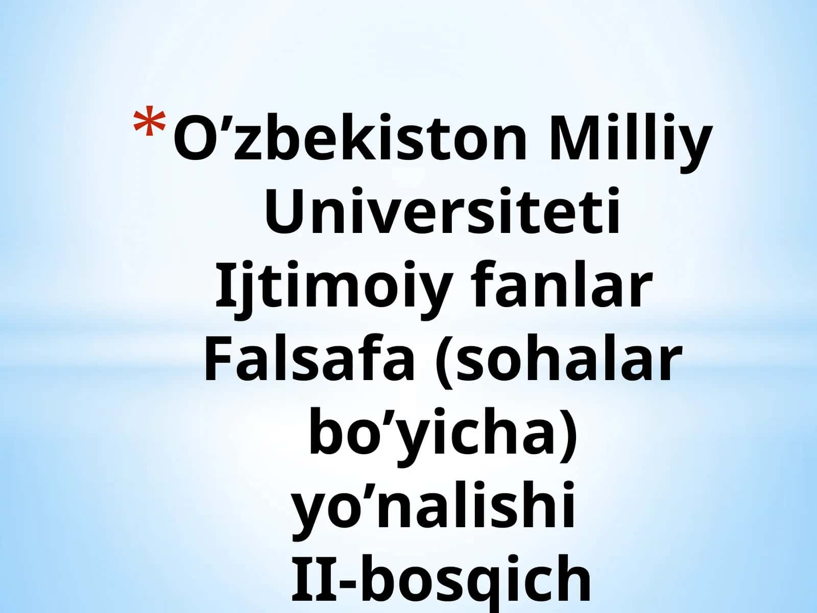 NOQULAY VAZIYATLARDAN CHIQISH