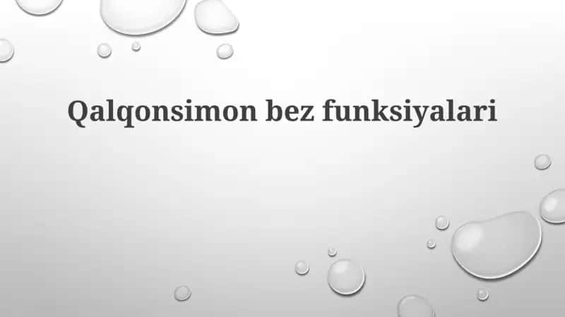 Qalqonsimonbezfunksiyalari