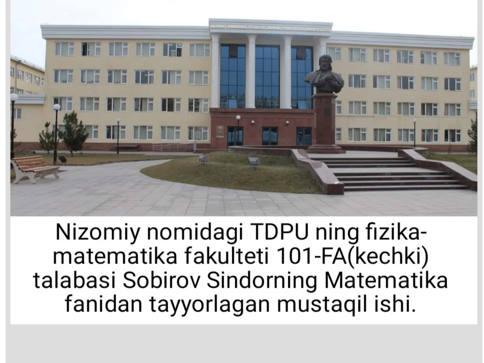 Parametrik tenglama bilan berilgan chiziq urinmasi va normali tenglamalari