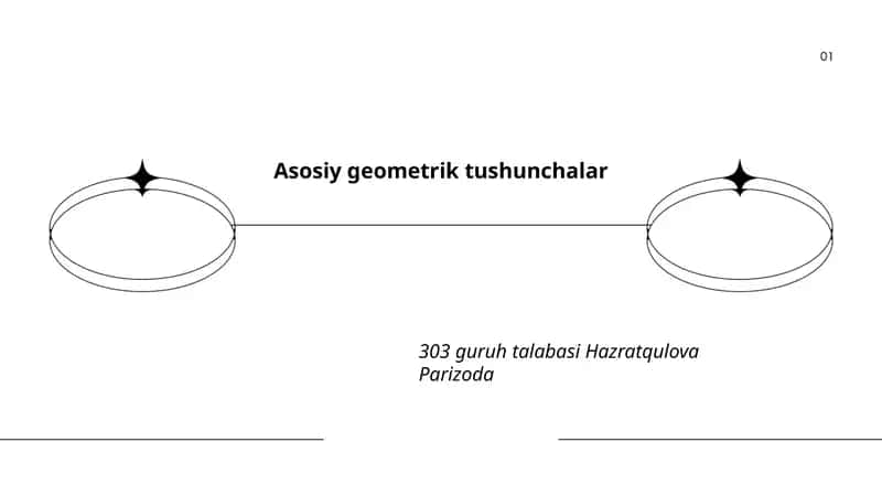 Asosiy geometrik tushunchalar