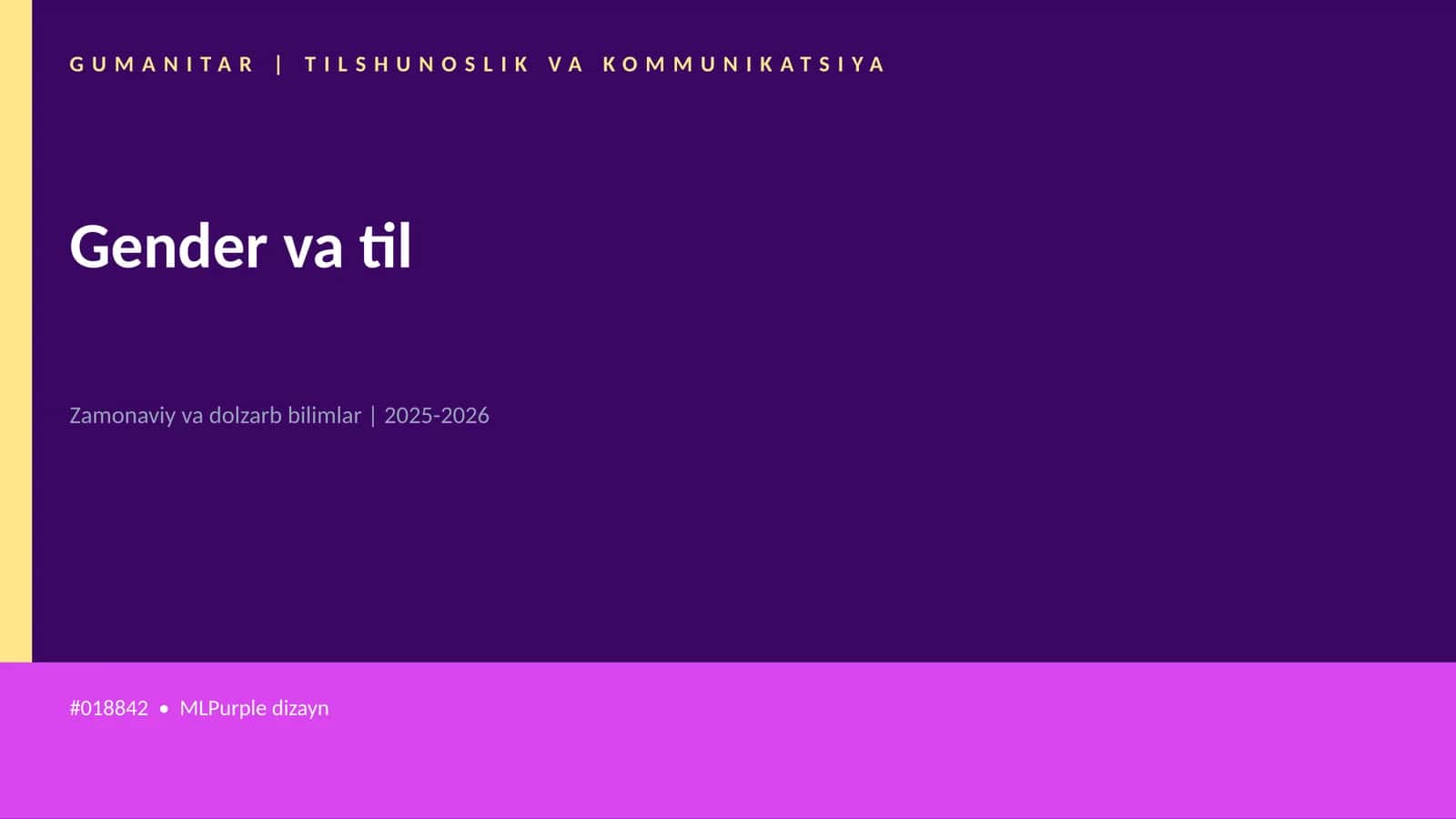 Gender va til