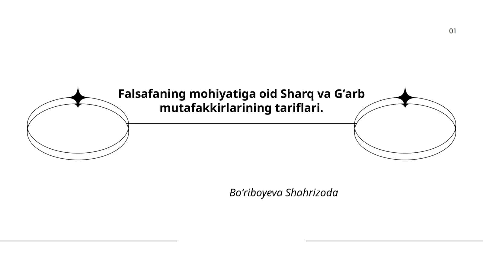 Falsafaning mohiyatiga oid Sharq va Gʻarb mutafakkirlarining tariflari