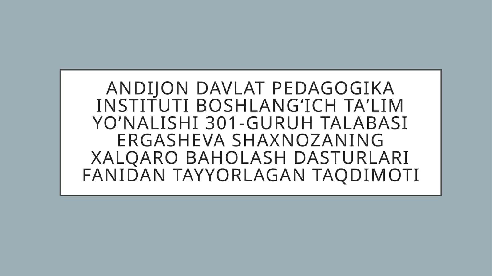 xalqarotadqiqotlarga tayyorgarlik ko'rishga yo'naltirilgan tayanch maktablar uchuntreninglaro‘quv dasturipirls,timss, pisa,talisxalqaro baholash dasturlari asosida test sinovlarini tashkil etilishi