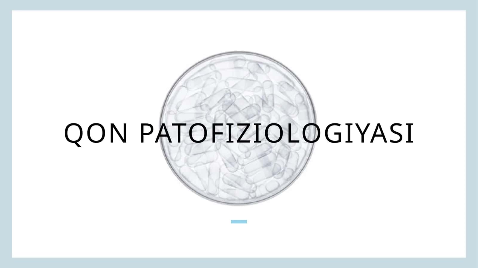 Qonpatofiziologiyasi