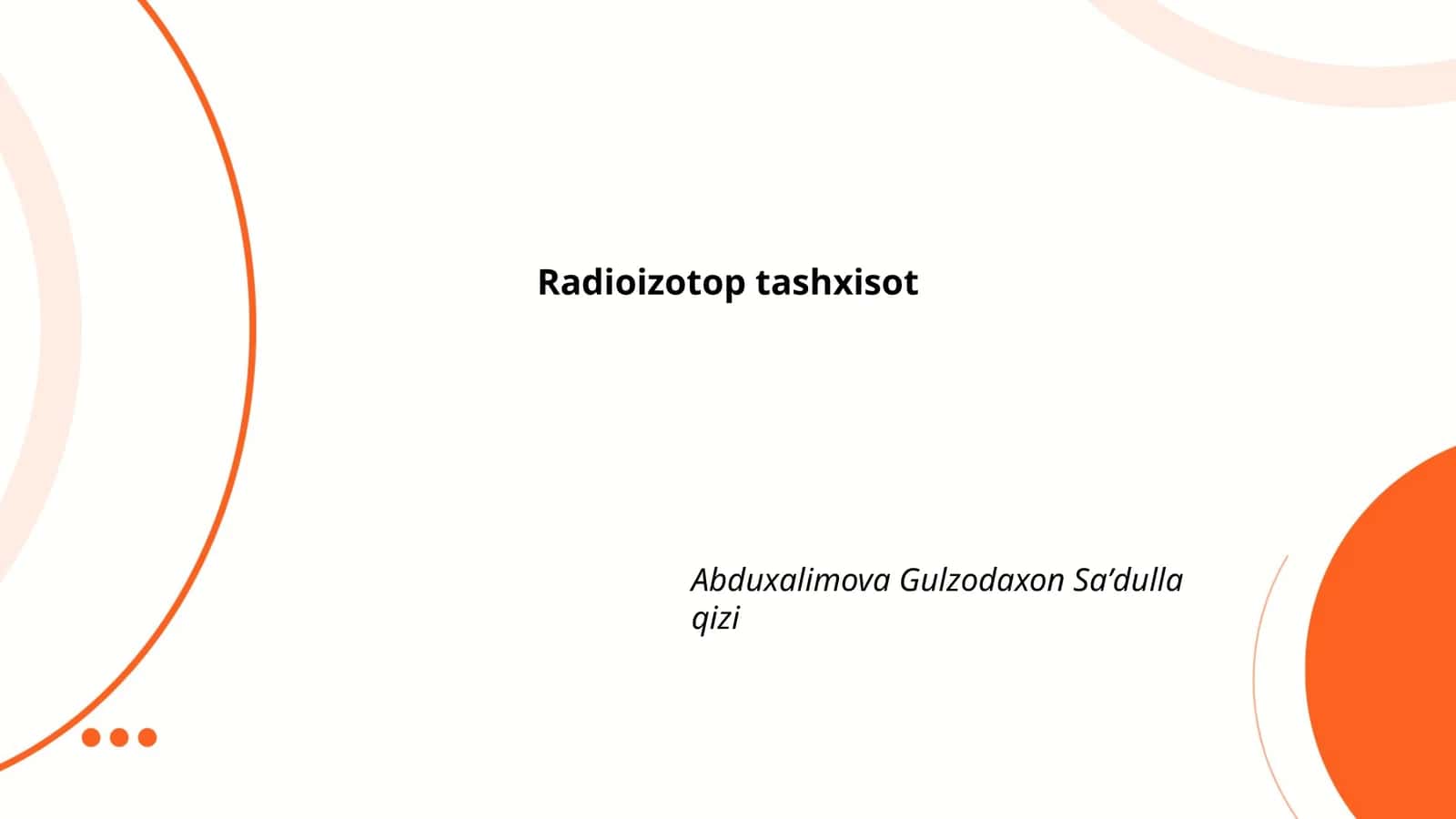 Radioizotop tashxisoti
