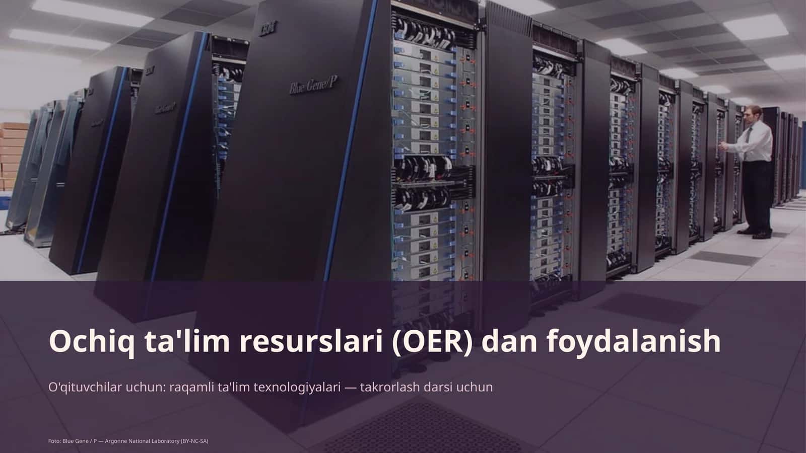 Ochiq ta'lim resurslari (OER) dan foydalanish
