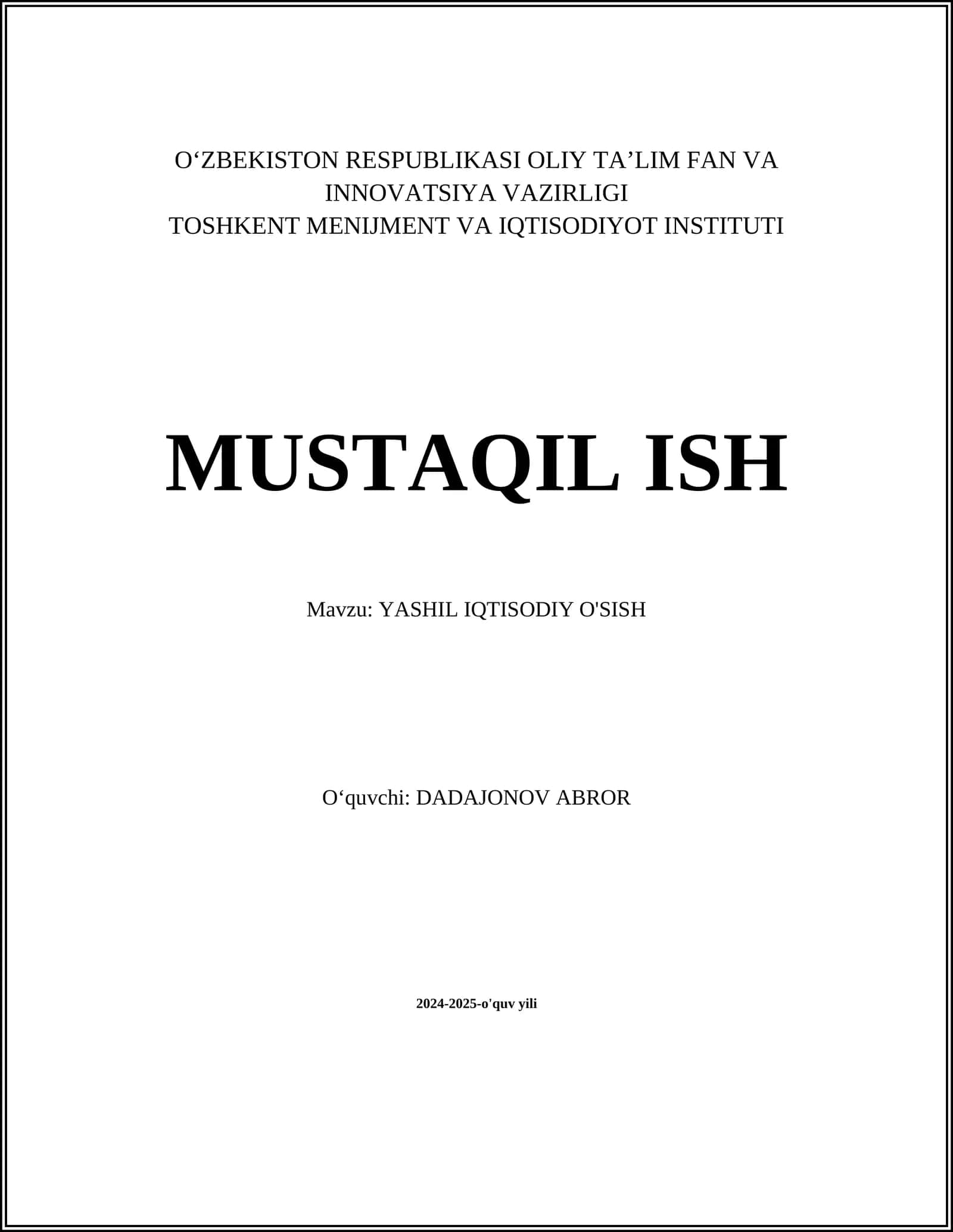 Yashil energiya manbalari