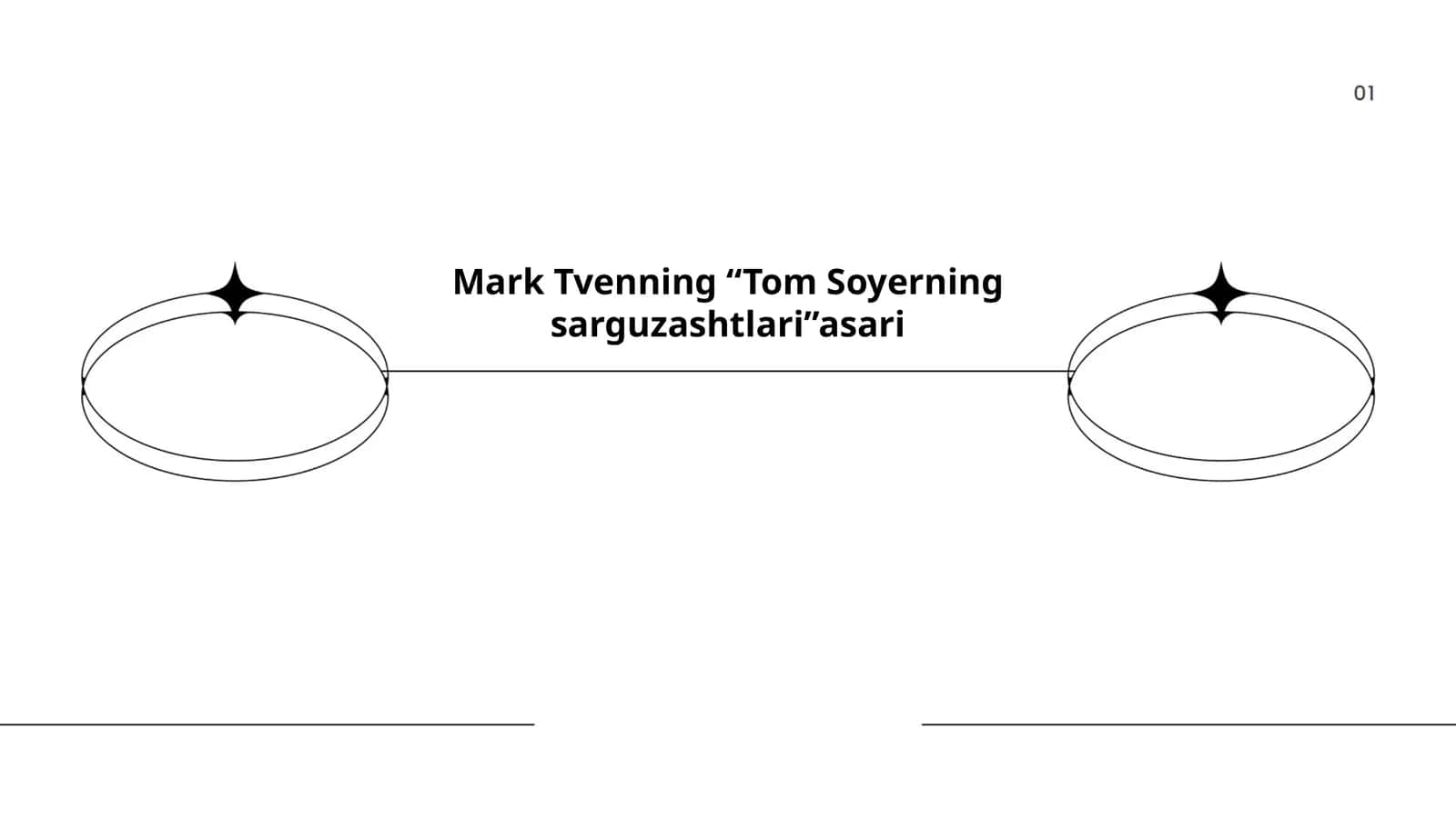 Mark Tvenning “Tom Soyerning sarguzashtlari”asari
