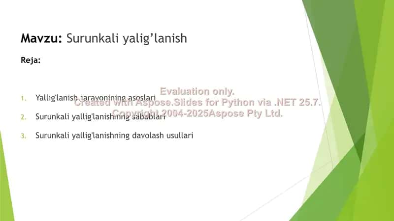 Surunkali yallig’lanish