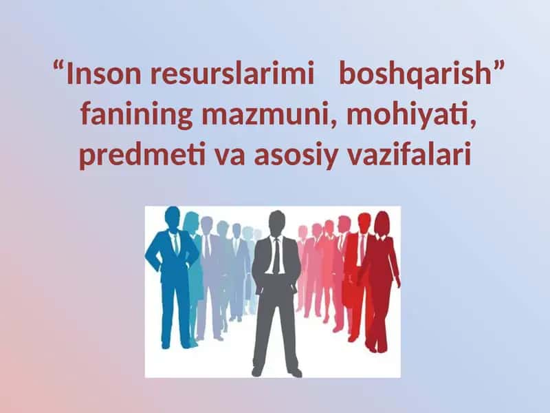 Personalni boshqarish