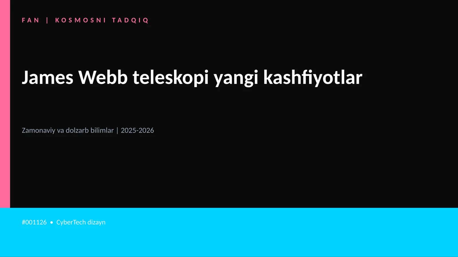 James Webb teleskopi yangi kashfiyotlar