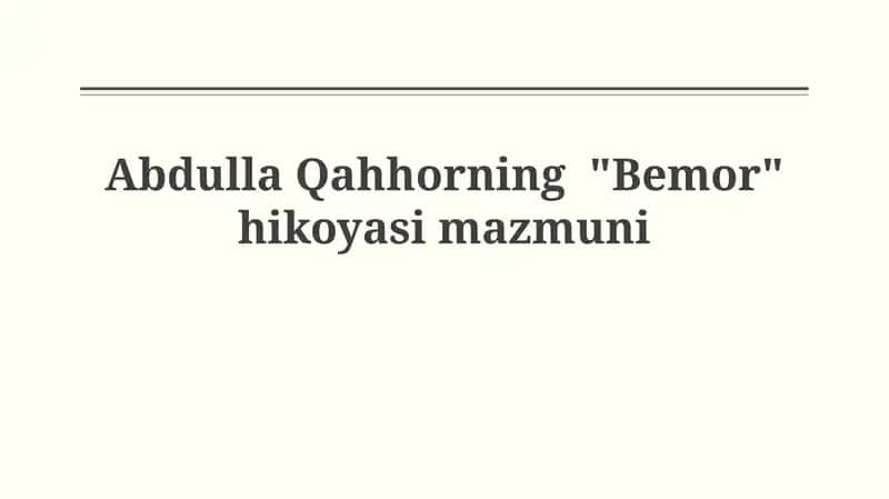Bemor