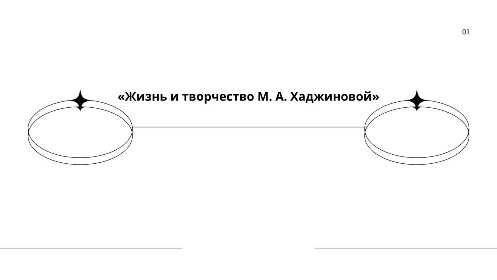 Жизнь и творчество М. А. Хаджиновой