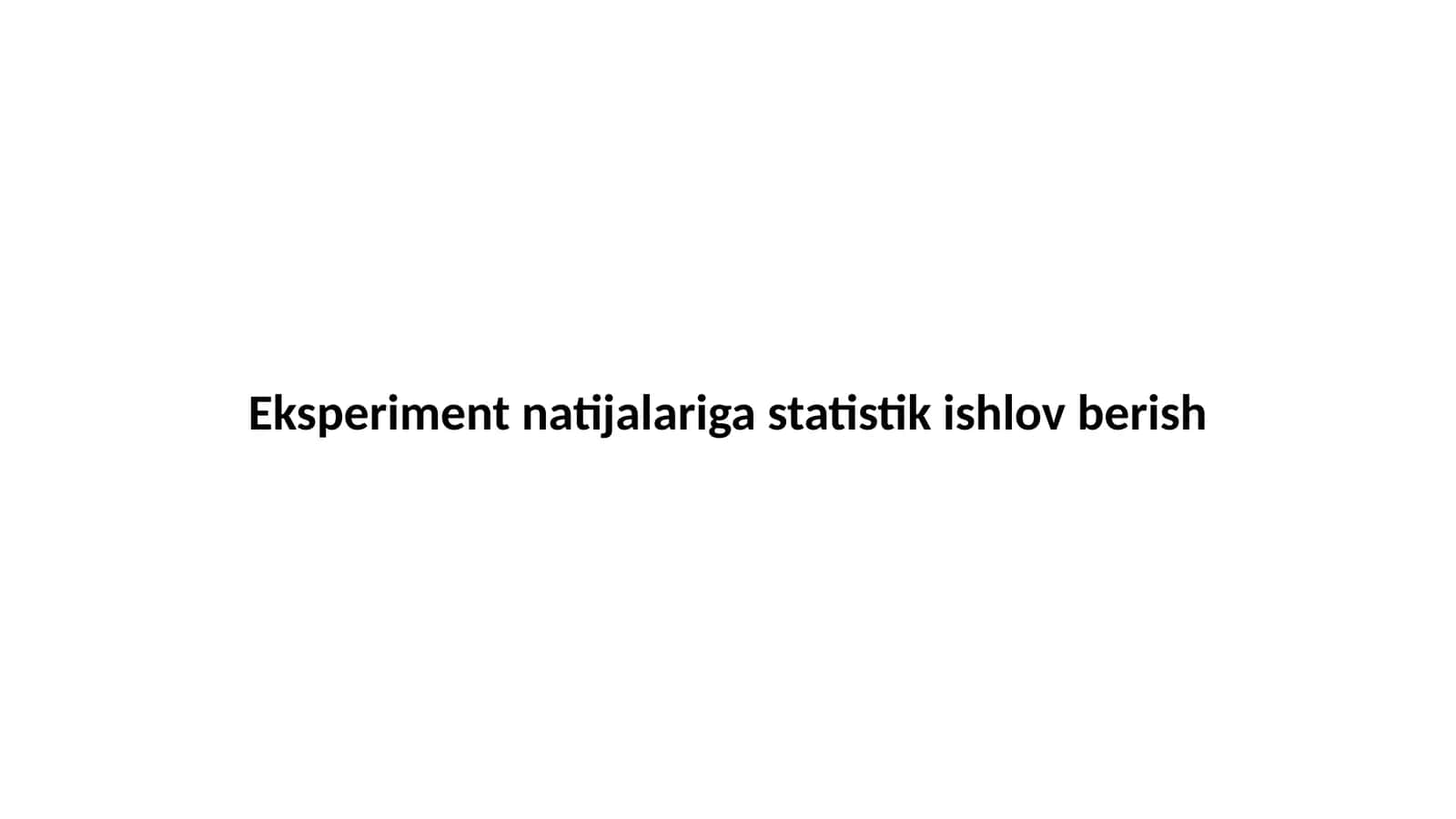 Abduqodirov Abdulxamidning ilmiy izlanish asoslari fanidan slayd