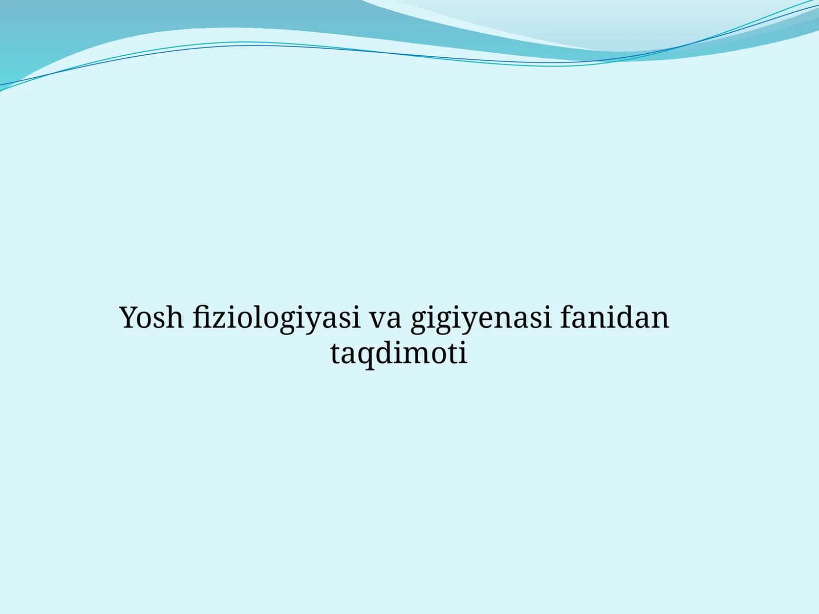 Yosh fiziologiyasi va gigiyenasi fanidan taqdimoti Bolalarda oliy nervfa oliyati tiplari va unishakllantirish