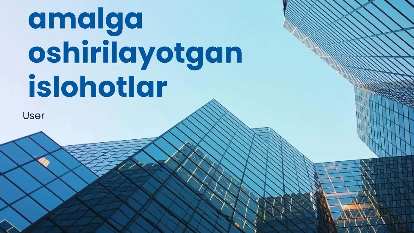Iqtisodiy islohotlar