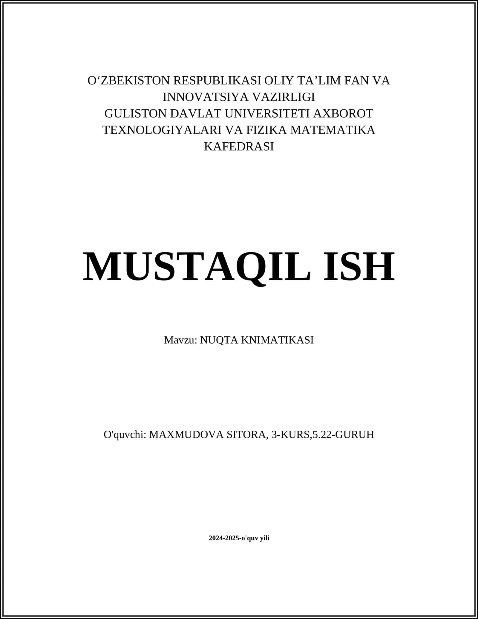 NUQTA KNIMATIKASI