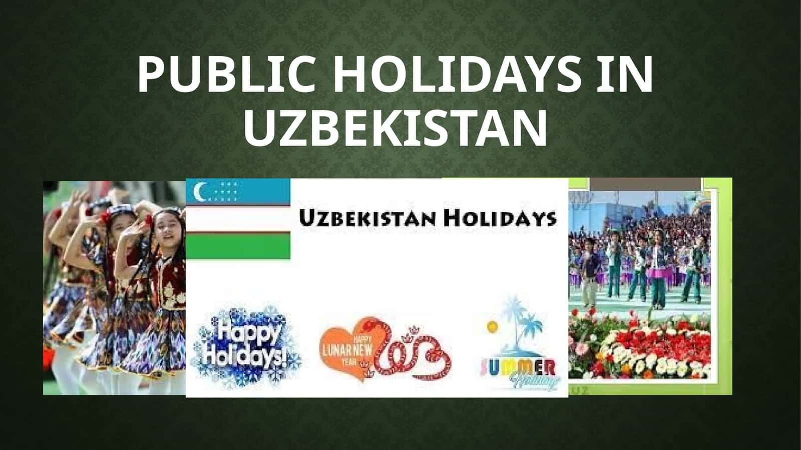 Public Holidays in Uzbekistan