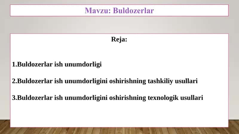 Buldozerlar