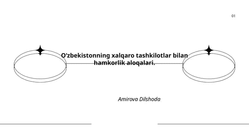 O‘zbekistonning xalqaro tashkilotlar bilan hamkorlik aloqalari