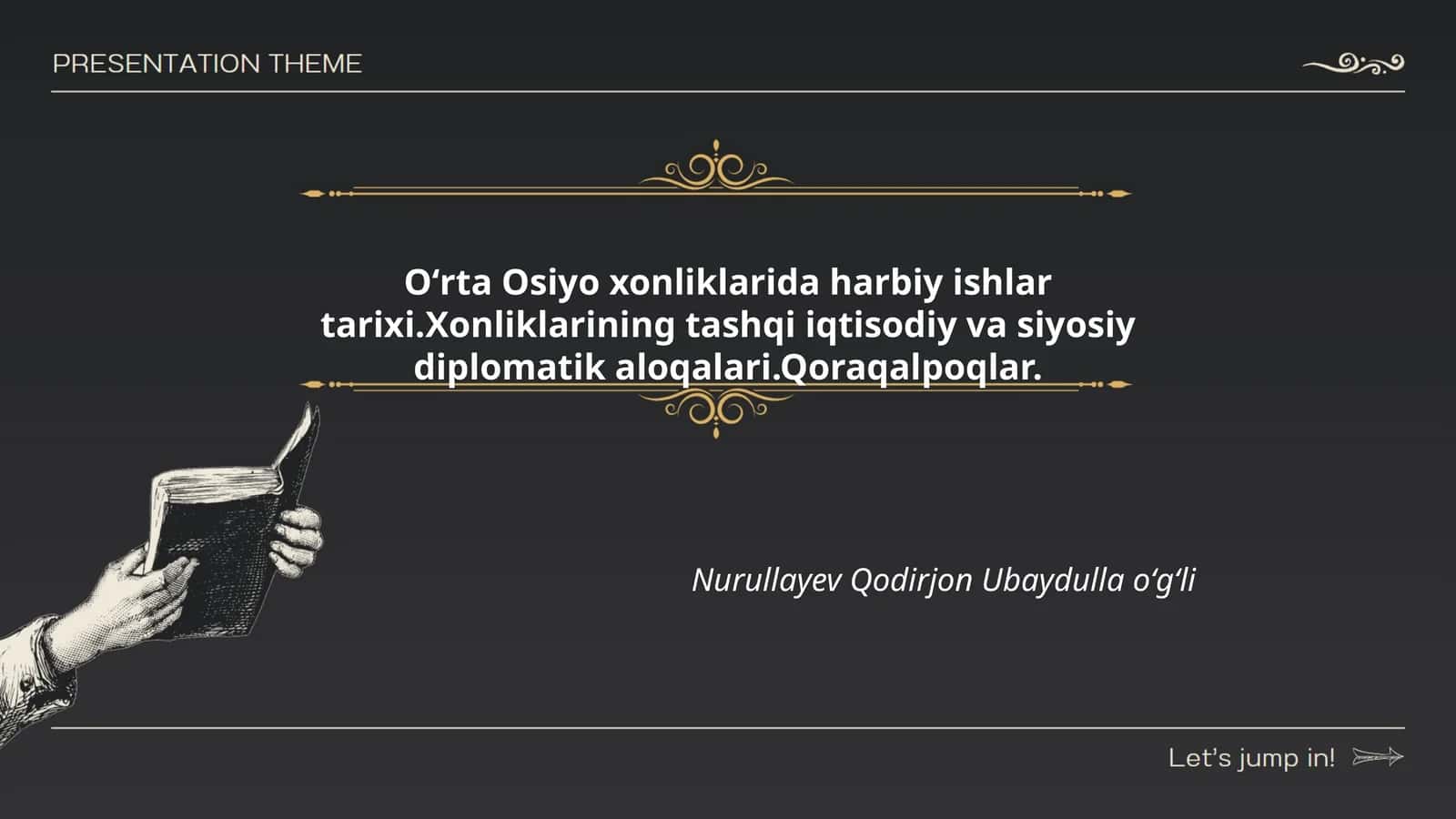Oʻrta Osiyo xonliklarida harbiy ishlar tarixi