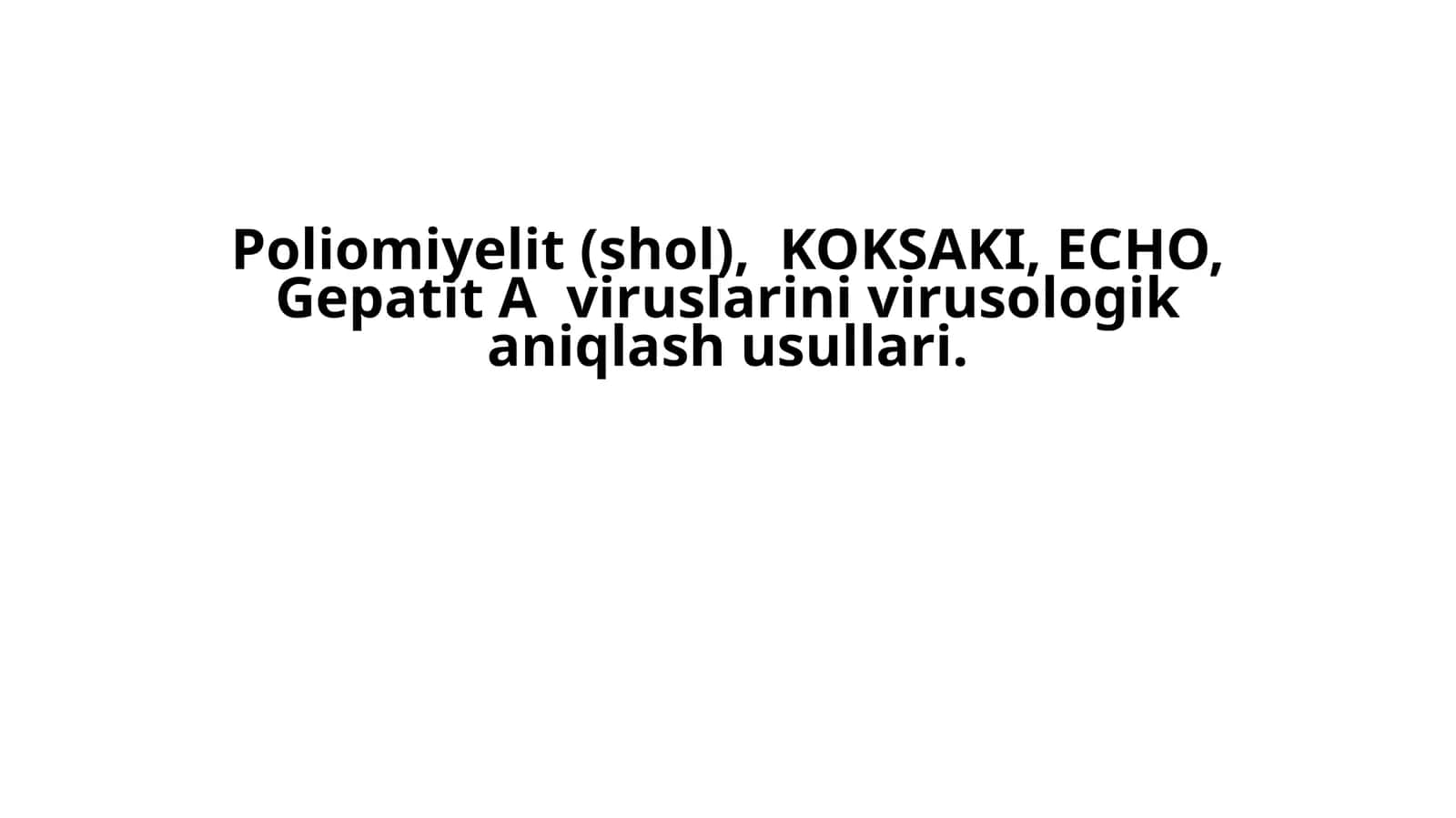 Poliomiyelit