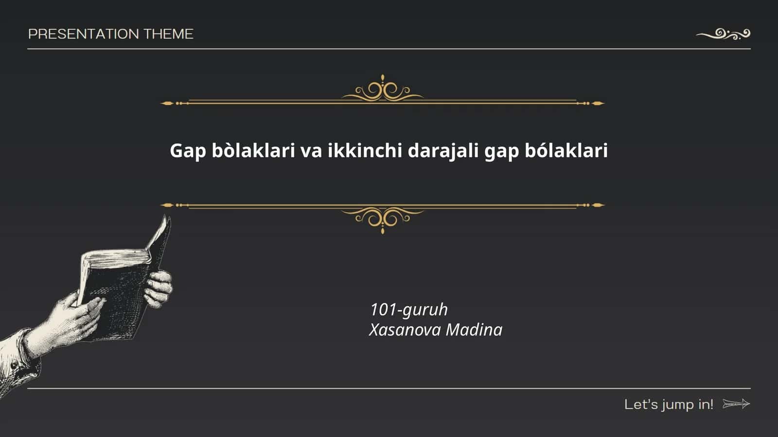 To‘ldiruvchi gap bo‘laklari