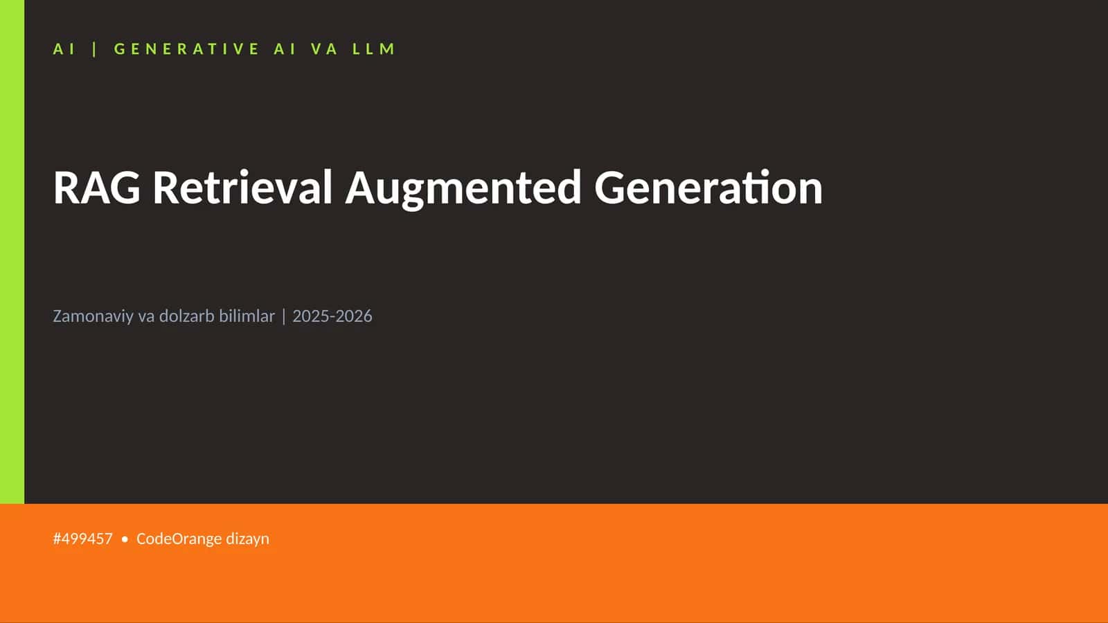 RAG Retrieval Augmented Generation