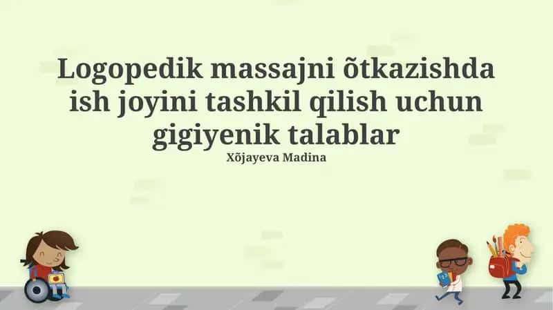 Nutq terapiyasi massaji