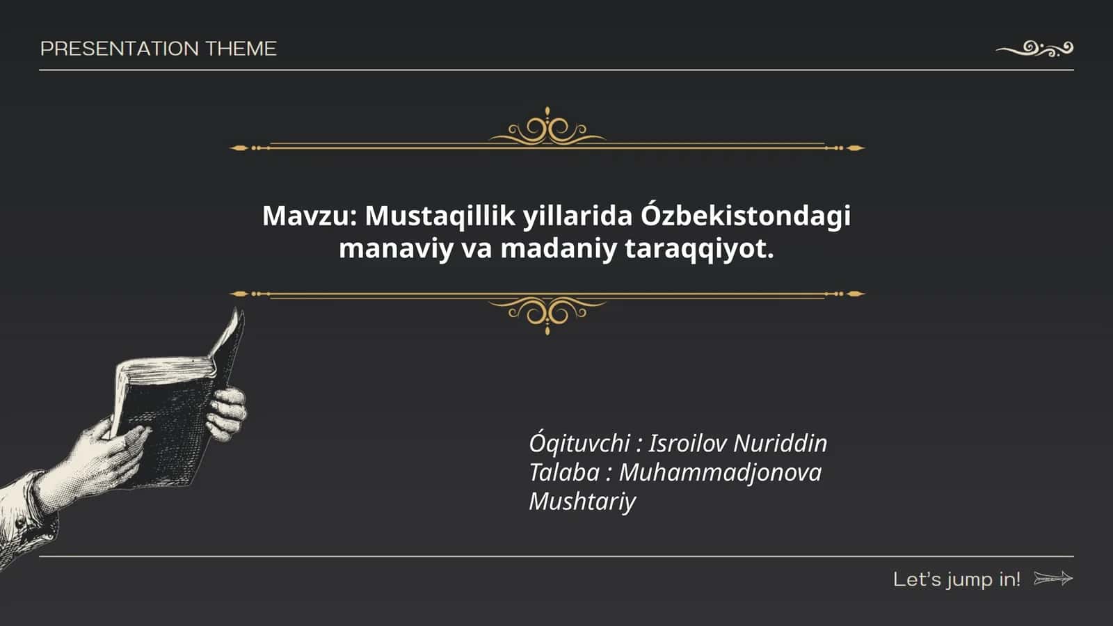 Mustaqillik yillarida Ózbekistondagi manaviy va madaniy taraqqiyot