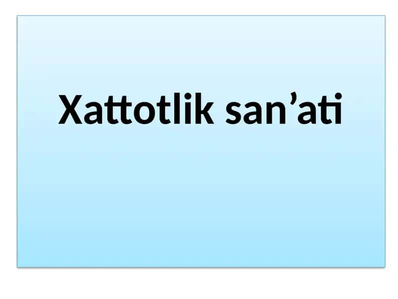 Xattotliksan’ati