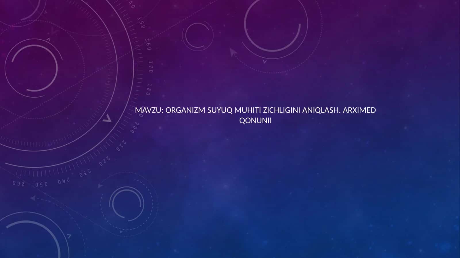 Arximed qonuni