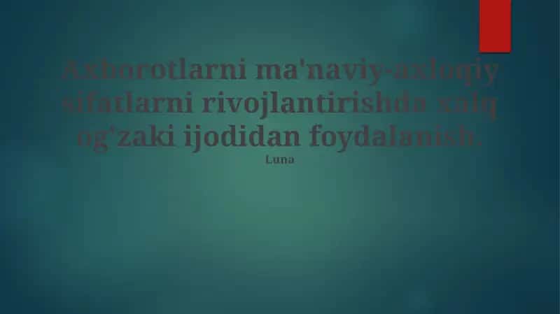 Material Tanlashda Ekologik Axloq
