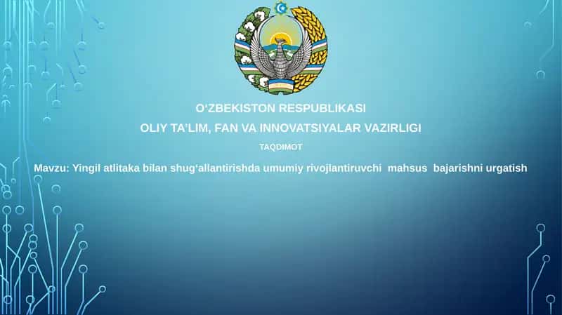 Og'ir atletikada umumiy rivojlantiruvchi va maxsus mashqlar