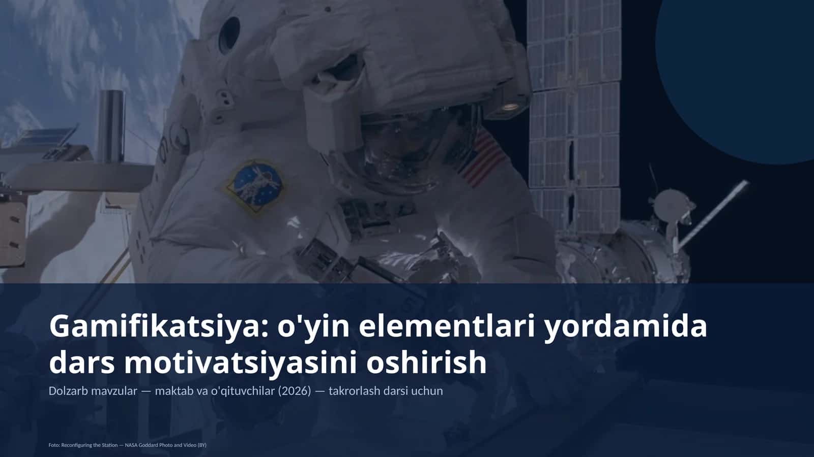 Gamifikatsiya: o'yin elementlari yordamida dars motivatsiyasini oshirish