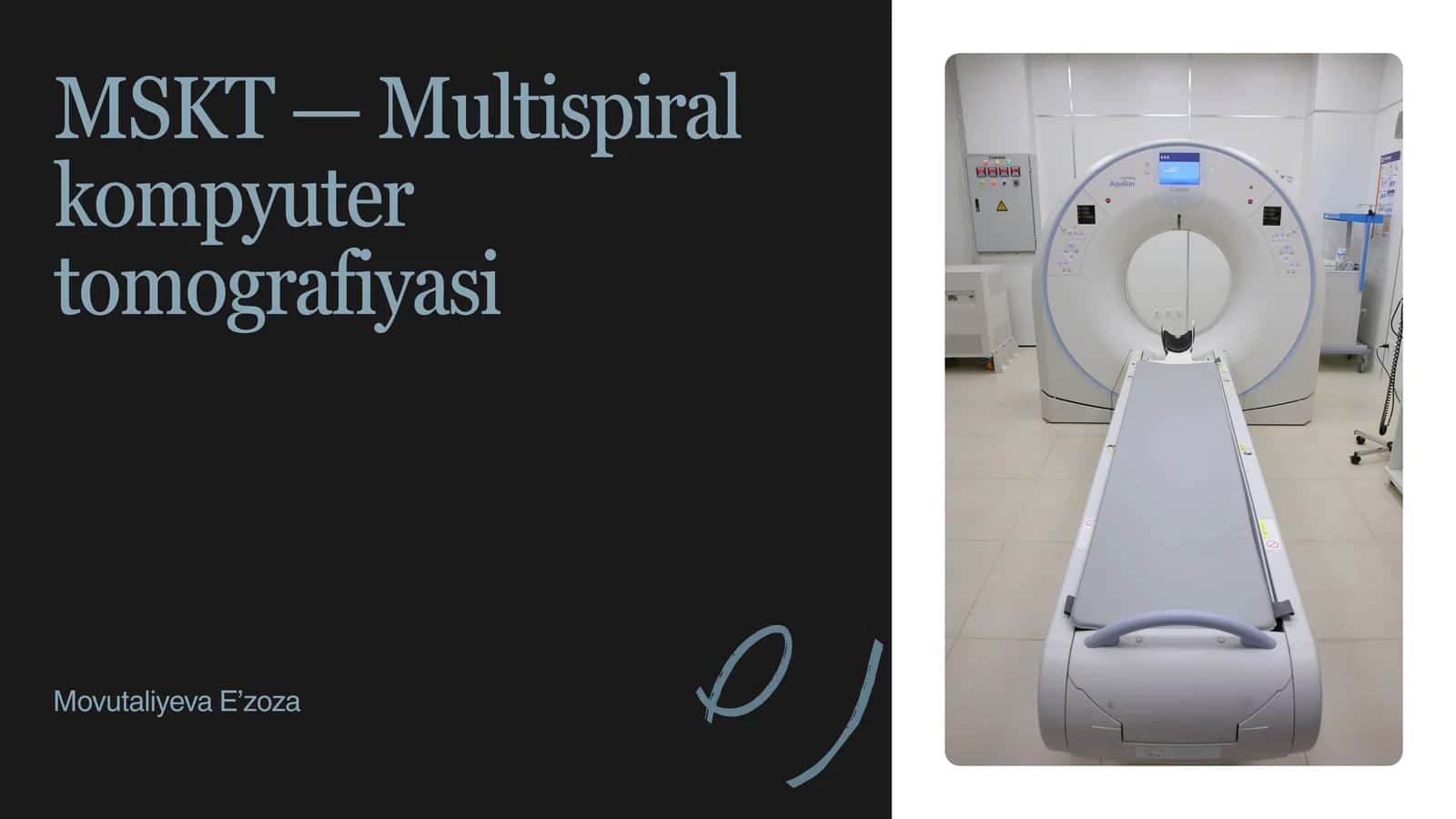 MSKT — Multispiral kompyuter tomografiyasi