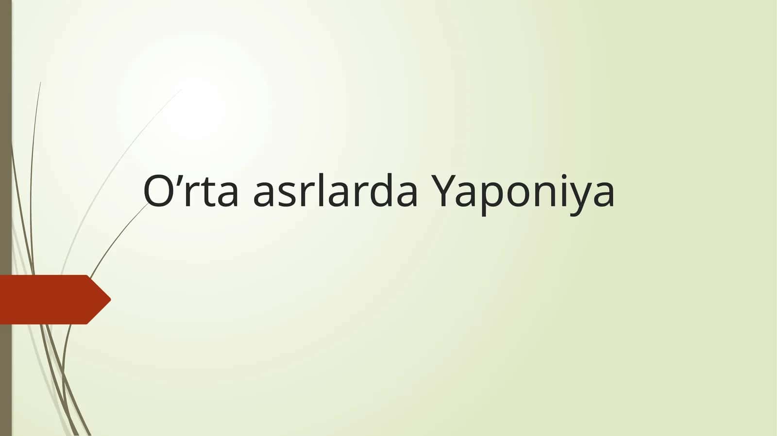 O’rta asrlarda Yaponiya
