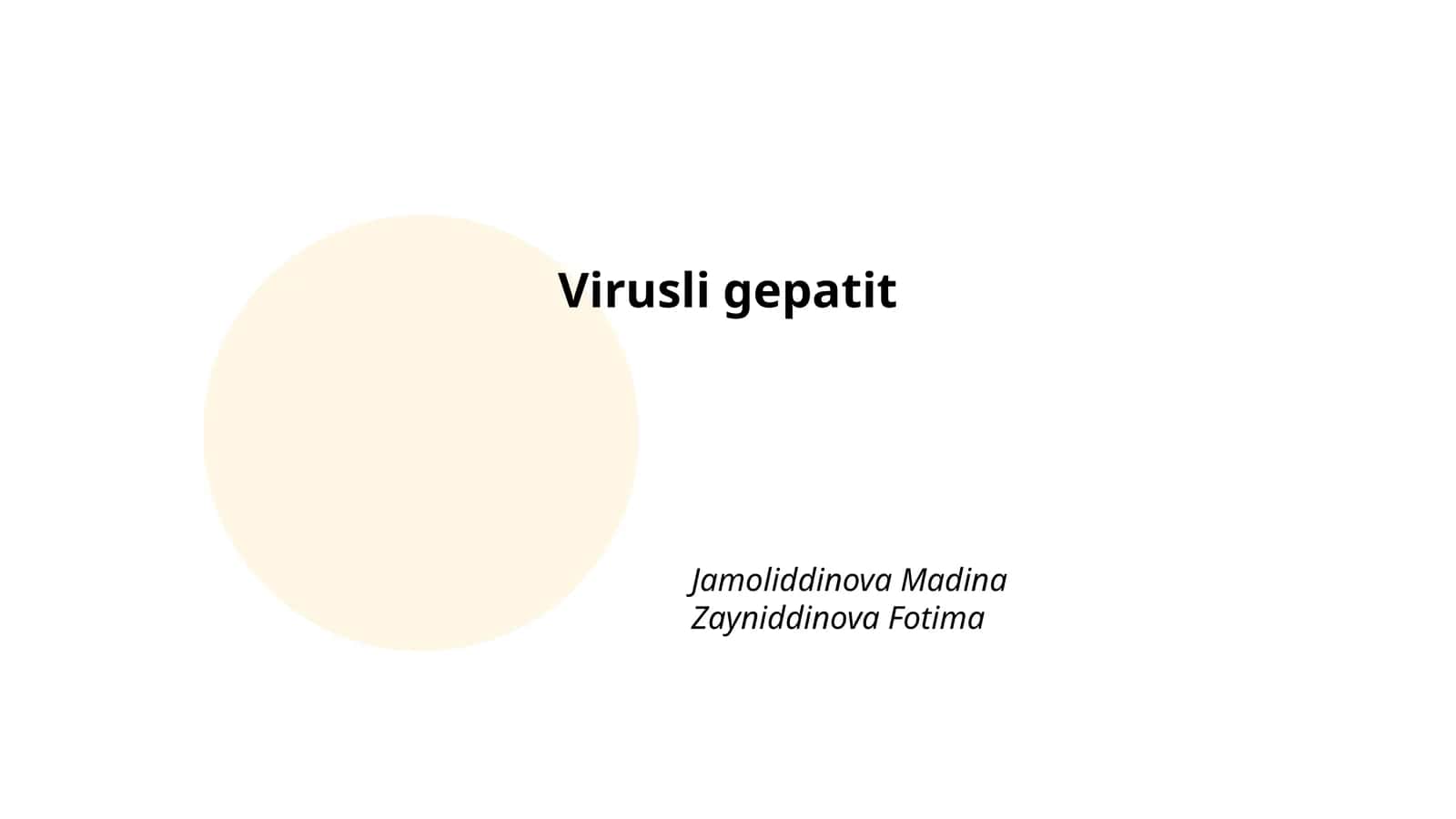 Virusli gepatit