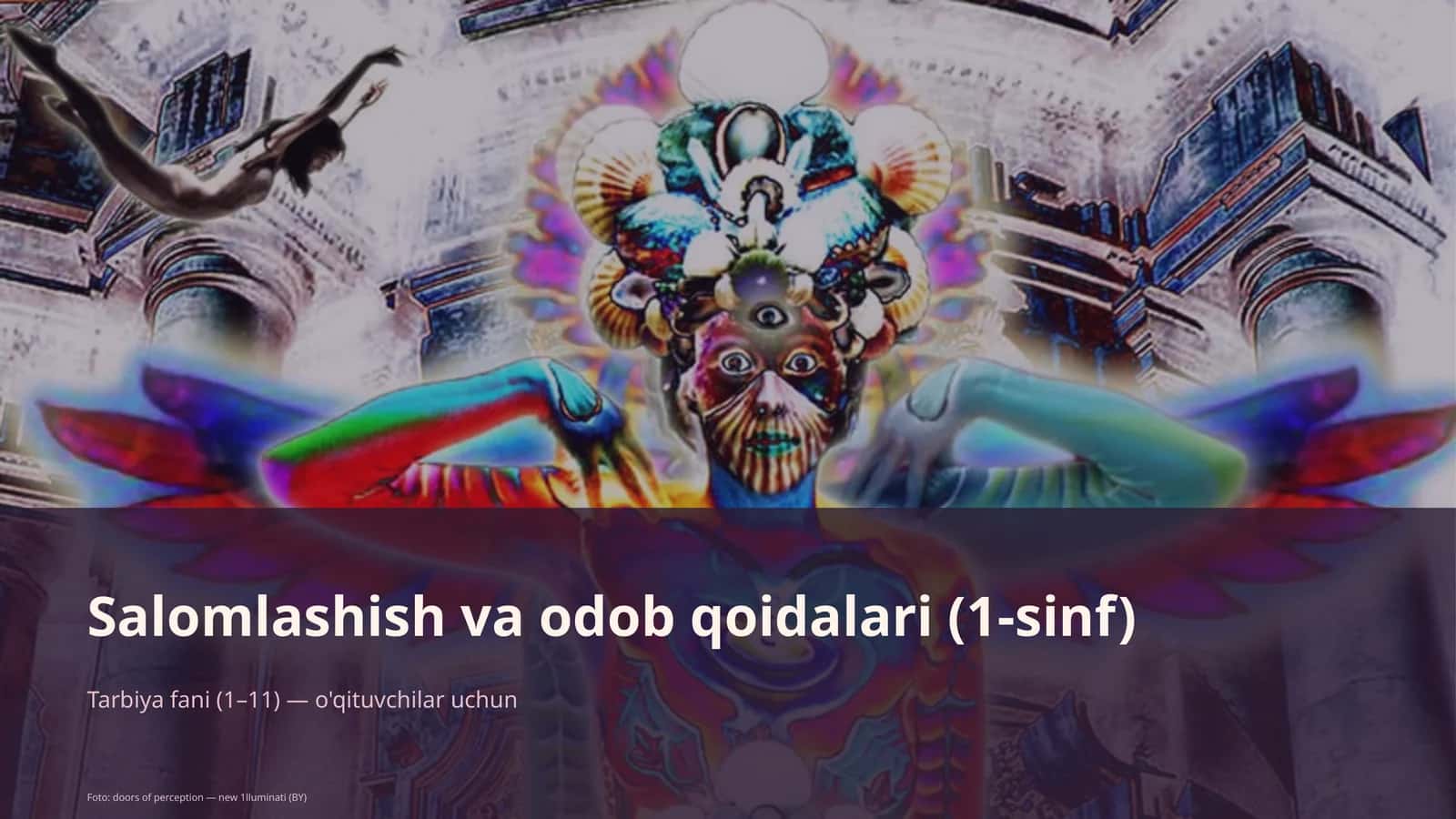 Salomlashish va odob qoidalari (1-sinf)