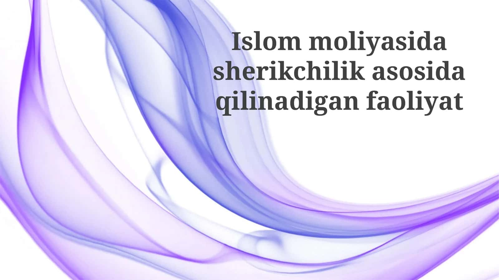 Islom Mikro Moliyalashidagi Hamkorlik Misollari