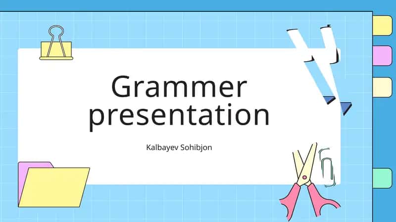 Grammer presentation